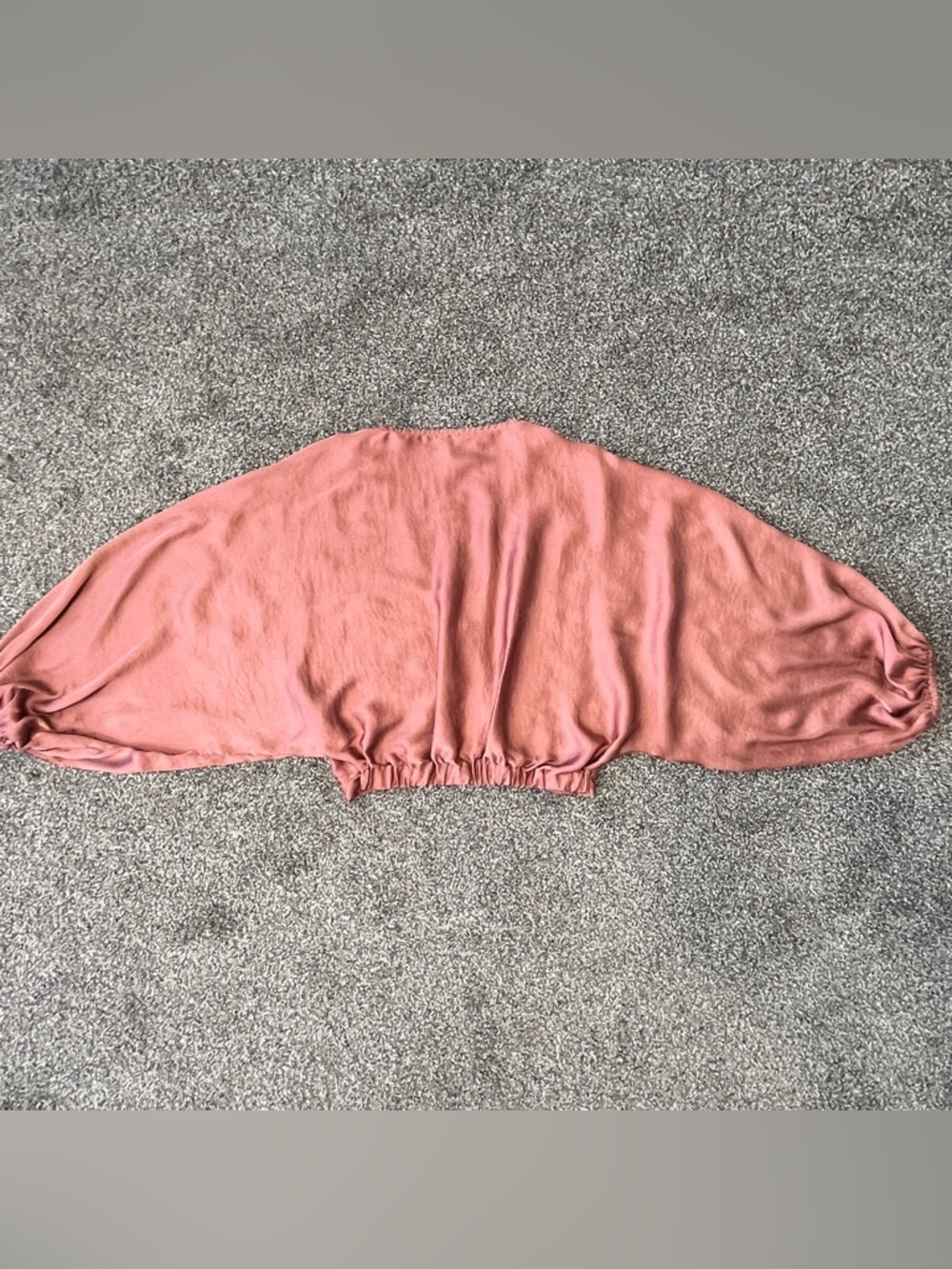 Free People Dusty Rose Wrap-Front Blouse Size XS - Picture 4 of 7